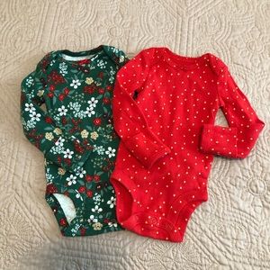 Carters Baby Girl long sleeve Onesie